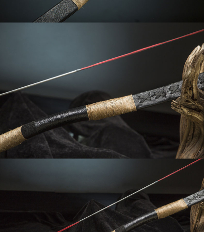AILI ARCHERY  100lbs Genuine Cowhide Traditional Han Bow